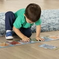 thumbnail image 6 of Melissa & Doug Number Train Jumbo Floor Puzzle (Easy-Clean Surface, Promotes Hand-Eye Coordination, 20 Pieces, 96” L x 7” W), 6 of 9