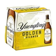 Yuengling Golden Pilsner Beer, 12 Pack Beer, 12 fl oz Glass Bottles, 4.7% ABV, Domestic Beer