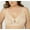Beige, variant on Instant Shaping 2 Pack Wire Free Tricot and Lace Keyhole Bra