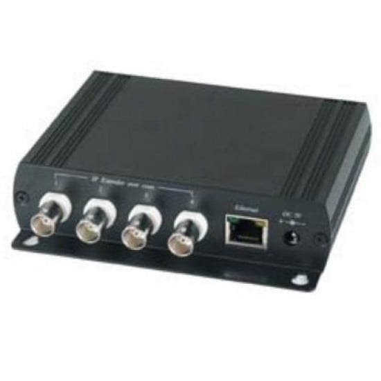 4CH IP extender over coax cable with 5 port ethernet switch kit package