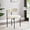 Ivory, variant on Modway Albie 18" Boucle Fabric Dining Chair in Ivory and Black (Set of 2)