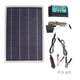 thumbnail image 2 of Kit de cargador de batería de panel solar, panel solar de silicio monocristalino de 20 W, 18 V, 50 A, MPPT, controlador estabilizador de voltaje USB dual para vehículos recreativos al aire libre, 2 of 5