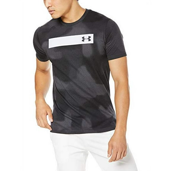 Under Armour Mens Printed Bar Shirt Pitch Gray 3XL 1344233-012