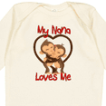 thumbnail image 4 of Inktastic My Nana Loves Me Monkey Boys or Girls Long Sleeve Baby Bodysuit, 4 of 5