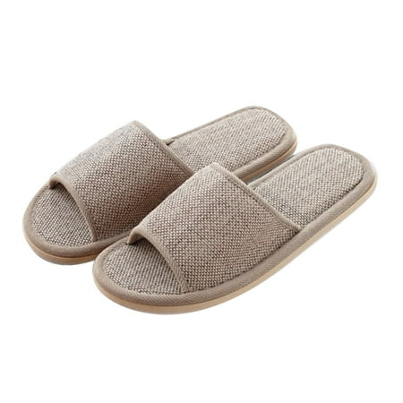 OJSFQUFP Womens Comfort Sandals Womens Mens Couples Fashion Casual Home Slippers Indoor Floor Flat Shoes Sandals Soft Sole Outdoor Beach Shoes Womens Indoor Outdoor Slippers 37