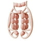 thumbnail image 1 of Rodillo de masaje Zulema 18 Rueda Fascia Manual Rosa, 1 of 8