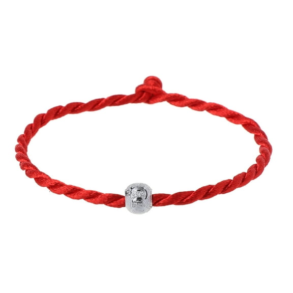 Aellinatey Kabbalah Braided Bracelet Lucky Bead Tibetan Red Rope String Bracelets Jewelry
