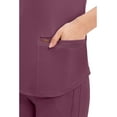 thumbnail image 5 of Cherokee Form Scrubs Top for Women V-Neck CK840, XS, Wine, 5 of 10