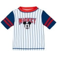 thumbnail image 2 of Disney Mickey Mouse Raglan Rash Guard and Swim Trunks UPF 50+ Outfit Set Infant to Big Kid, 2 of 5