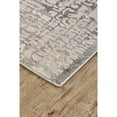 thumbnail image 3 of Feizy Prasad Modern Abstract, Gray/Ivory, 10' x 13'2" Area Rug Easy Care Stain Resistant Fade Resistant Casual Floor Rug for Living room Bedroom, 3 of 6