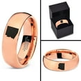 thumbnail image 4 of Tungsten Arizona The Grand Canyon State Band Ring 7mm Men Women Comfort Fit 18k Rose Gold Dome Polished, 4 of 4