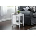 thumbnail image 2 of Mission Chair Side Table in White, 2 of 2