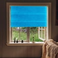 thumbnail image 5 of Temporary Pleated Window Shades, Self-Adhesive No Drill Cordless Blackout Blinds, Removable Light Filtering Privacy Blinds for Home, Bedroom, Kitchen, RV, Apartment, Office, Window Blinds, 5 of 8
