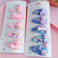 thumbnail image 4 of New children's hair accessories baby hairpin cute cartoon Sanrio quicksand clip hairpin BB broken hair bangs clip women, 4 of 5