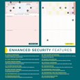 thumbnail image 3 of High Security Check Paper - 50 Count, Blank Business Checks on Top with Artificial Watermarks, Anti-Fraud, Compatible with QuickBooks, Check Stock Paper Printable with Laser & Inkjet - Red/Blue Mazed, 3 of 7