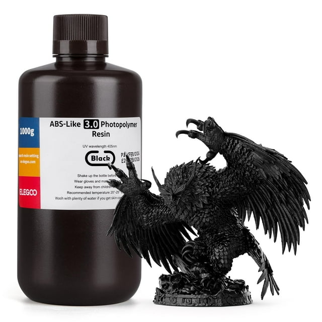 Impresora 3D de resina ELEGOO tipo ABS 3.0 1000g para Marte Saturno
