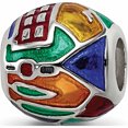 thumbnail image 4 of Sterling Silver Reflections City Impressions London Moasic Enamel Bead (10.91 X 10.29) Made In China -Jewelry By Sweet Pea, 4 of 9
