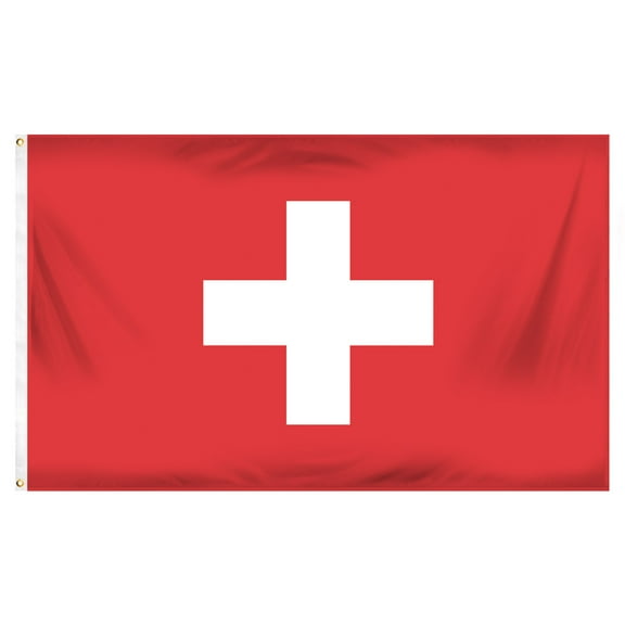 Switzerland 3ft x 5ft Printed Polyester Flag