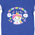 thumbnail image 4 of Inktastic My Pop Pop Loves Me with Cute Rainbow Unicorn Boys or Girls Baby Bodysuit, 4 of 5