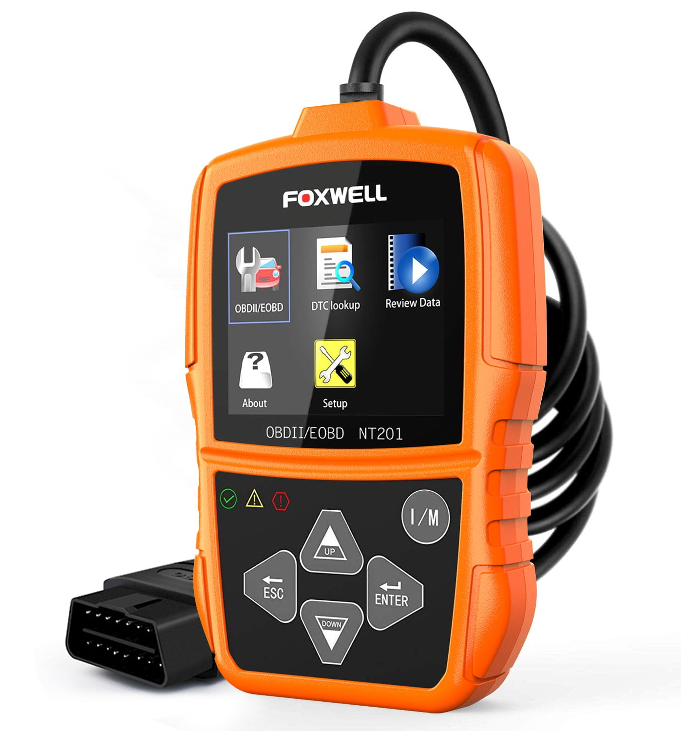 Automotive OBD2 EOBD Scanner Foxwell NT201 Check Car
