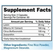 Total Eye Complex, Eye Vitamins with Lutein & Bilberry (120 Capsules)