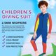 thumbnail image 4 of Naiovety Traje de neopreno portátil DIVE SAIL cuello 2,5mm resistente al sol elástico cálido mantenimiento 3 capas impermeable natación niños Deportes acuáticos Naranja XXL Naiovety OD003307-10, 4 of 6
