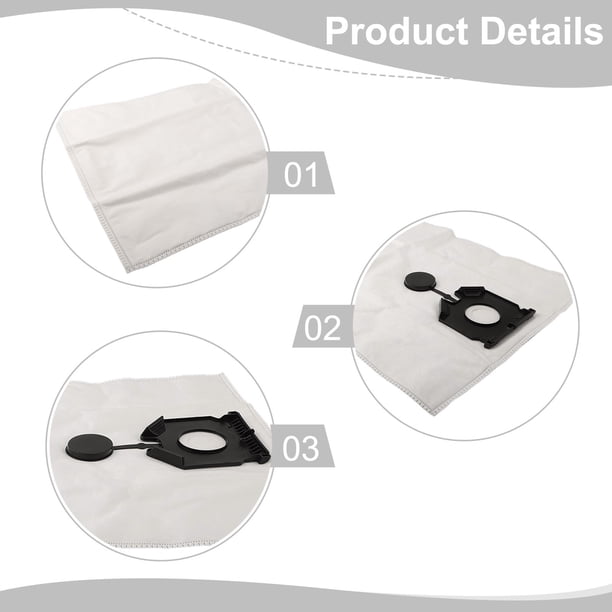 Filtre T NT Sacs plastiques pour évacuer les déchets avec peu de poussière Sac d'élimination de 10 PE | Kärcher
