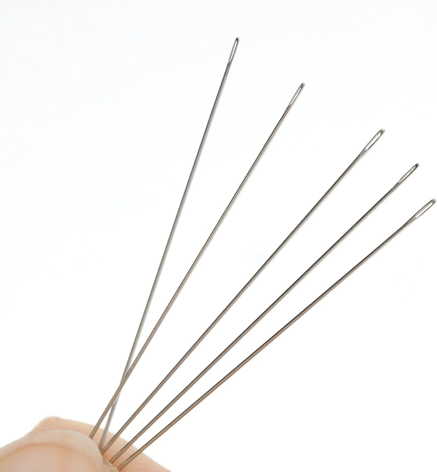 Pony Sewing Needles, Asian Beading Needles, Size 12, Box of 1000, Made in India, Use for fine bead work with seeds beads and sequins.