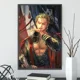 thumbnail image 3 of Póster autoadhesivo de One Piece Zoro Luffy, papel tapiz de dibujos animados para decoración del hogar, pintura impresa, arte de pared de anime, clásico, sangre caliente, 3 of 5
