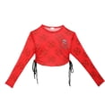 thumbnail image 2 of [Officially Licensed] Miraculous Ladybug Print Bathing Suit Cover Up for Women with Long Sleeve, M, 2 of 7