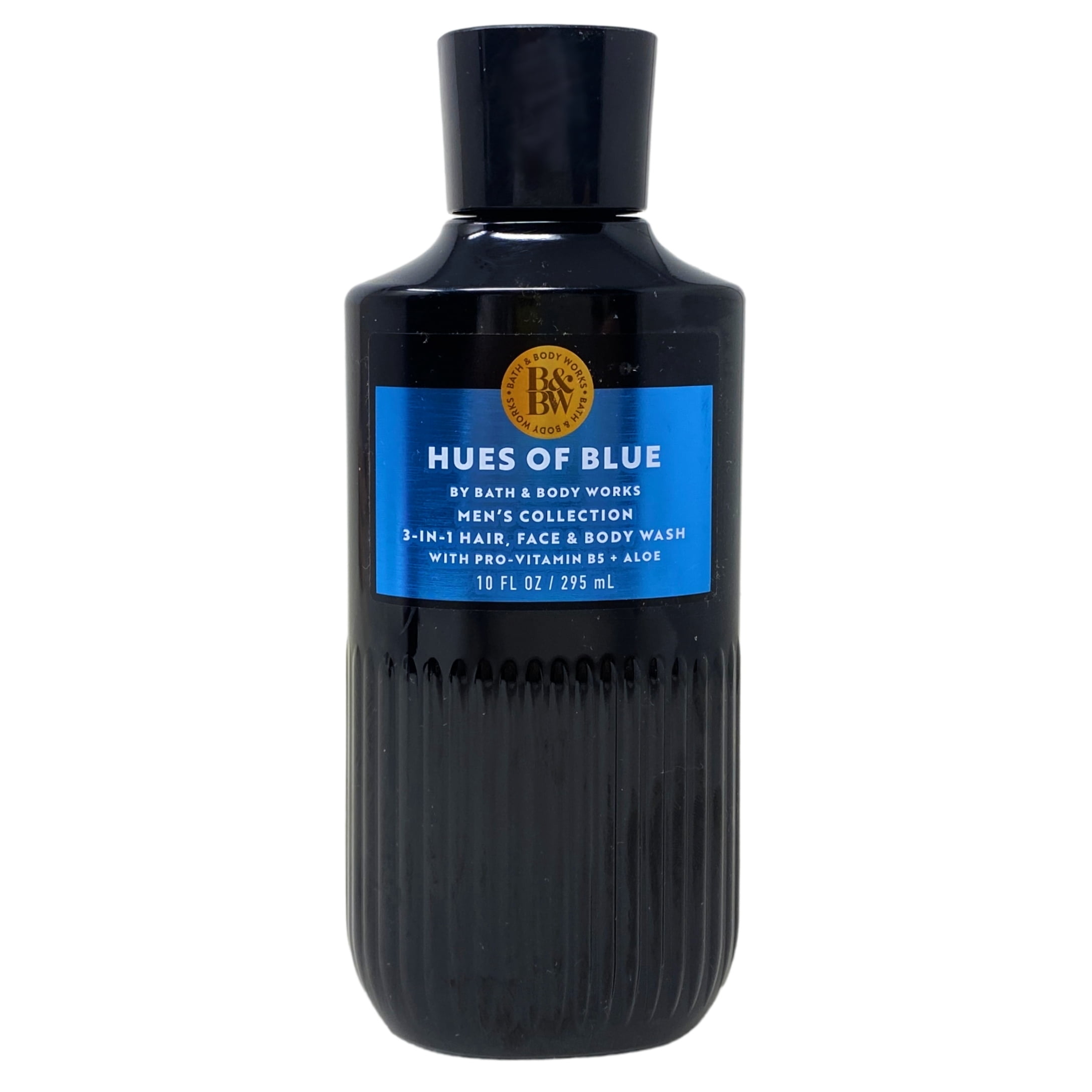 Bath & Body Works Men's Collection Hues of Blue Cologne Mist and Body Wash with a Charcoal Scrub Bar Soap