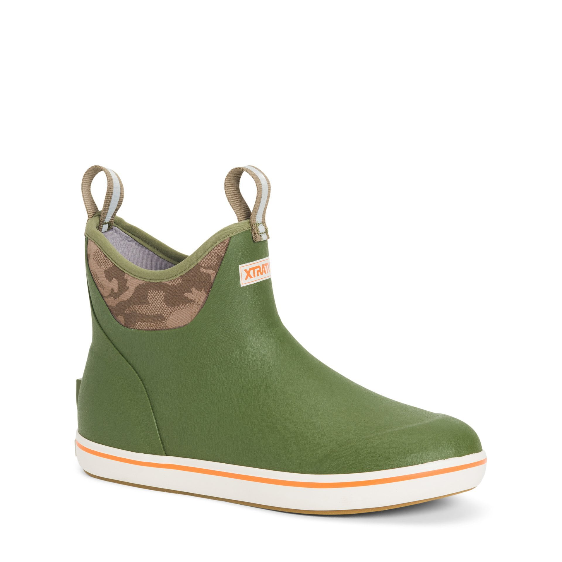 Xtratuf Men's 6 In Ankle Deck Boot Green Camo 8 - Walmart.com