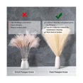 thumbnail image 4 of Hierba de pampa artificial, 18 pulgadas/45 cm, hierba de pampa artificial esponjosa, 5 tallos, arreglo floral de hierba pomposa, color blanco, 4 of 5