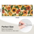 thumbnail image 5 of Beige Red Sunflower Pattern Kitchen Rug Mat,Kitchen Runner Rugs Non Skid Washable,Decorative Kitchen Floor Mats for Kitchen,Sink,Laundry,17"X47", 5 of 5