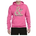 thumbnail image 2 of Trendy Tribal Be Still And Know That I Am God Inspirational/Christian Unisex Graphic Hoodie Sweatshirt, Neon Pink, Large, 2 of 3