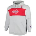 thumbnail image 2 of Men's Alexander Ovechkin Heather Gray Washington Capitals Big & Tall Player Pullover Hoodie, 2 of 3