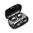 thumbnail image 3 of Sidaley 1 par de auriculares tipo c IPX7, compatibles con Bluetooth, tipo intrauditivo, con estuche de carga, llamada manos libres, pantalla digital LED Cables de audio/vídeo Negro, 3 of 6