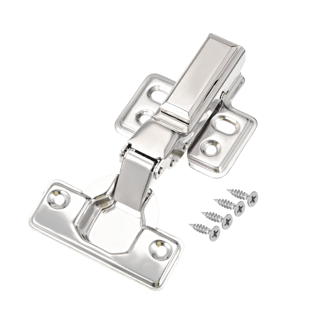 Uxcell 201 Stainless Steel Removable Face Half Overlay Door