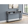 thumbnail image 4 of Contemporary Home Living 47.25" Gray and Black Contemporary Rectangular Console Table, 4 of 4