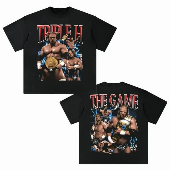 Triple H The Game Wwe Graphic T-Shirt, Vintage Wrestling Fan Gear, Gift For Fan