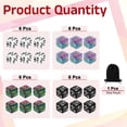 thumbnail image 3 of 24Pack Magic Dice Counters, Acrylic D6 Life Counter Tokens Dice Set 4 Colors, 3 of 6