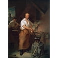 thumbnail image 2 of John Neagle 11x14 Gold Ornate Wood Frame and Double Matted Museum Art Print Titled - Pat Lyon at the Forge (Between 1826 and 1827), 2 of 4