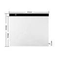 thumbnail image 1 of A3 A4 A5 LED Light Box for Tracing and Drawing - Ultra Thin Adjustable Light Table, USB Trace Light UP Pad Screen, Small Copy Board Tracer for Kids Artists, Sketching, Stenciling, and Art Crafting., 1 of 8