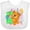 AA-White, variant on Inktastic 2nd Birthday Teddy Bear Boys or Girls Baby Bib