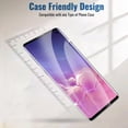 thumbnail image 4 of 【3-PACK】 Designed for Samsung Galaxy S10 Screen Protector Case Friendly, 3D Curved, Screen Protector Galaxy S10 Tempered Glass cell Phone Film HD Clear, 4 of 5