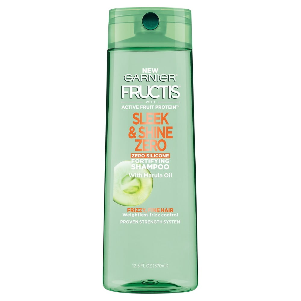 Garnier Fructis Sleek & Shine Zero Shampoo 12.5 oz (Pack of 4)