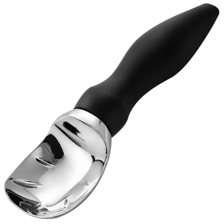 

Younar Ice Cream Scoop | Zinc Alloy Plating Ice-cream Scooper With Non-Slip Rubber Grip | Professional Metal Ice-Cream Spade Dishwasher Safe