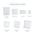 thumbnail image 4 of Stasher Premium Food-Grade Silicone Reusable Food Storage Container, Holds 28 oz, Leak Free Pinch Loc Seal, BPA Free, Aqua, 1 Bag, 4 of 12
