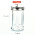 thumbnail image 2 of Seasoning Jars, Glass Sugar Shaker, Sugar Pourer, Pourer Dispenser for Coffee with Lid, Seasoning Bottle Sesame Sprinkle Bottle, 2 of 7