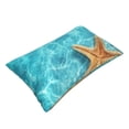 thumbnail image 2 of Fotbe Starfish And Seashell On The Beach 1 Pillow Cases - Envelope Closure - Luxury, Extra Soft, Cooling Pillow Covers - Wrinkle, Fade, Stain Resistant-16"x24", 2 of 8